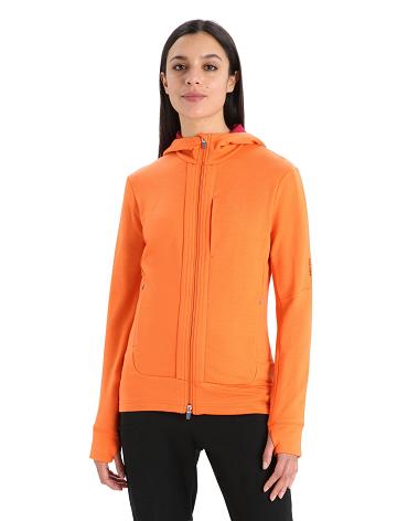 Icebreaker Merino Quantum III Long Sleeve Zip Naisten Huppari Pinkki | FI 1675TCEV